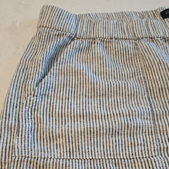 J.Crew Linen Blend Striped Shorts – Women’s Size XL - Picture 4 of 9